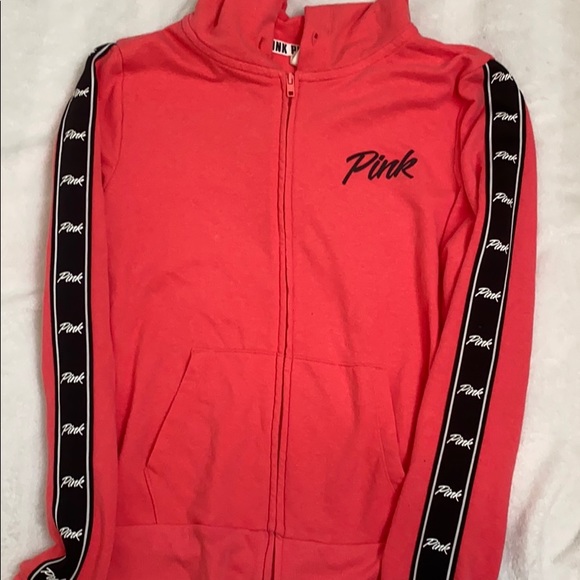 Victoria secret coral/pink sweatshirt - Picture 1 of 5
